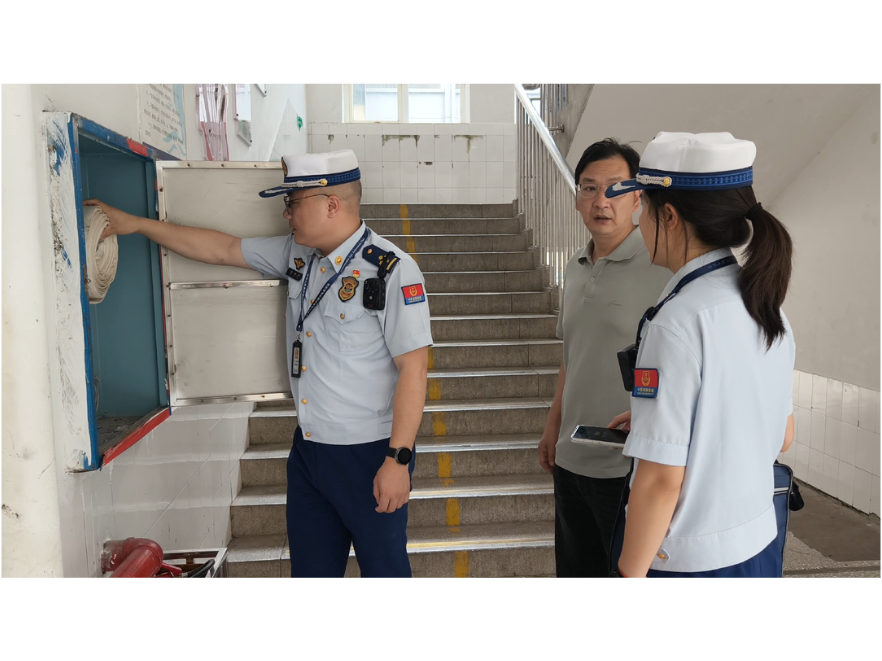 新邵消防开展考点安全专项检查 全力护航高考顺利进行