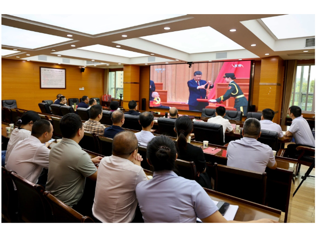 新邵县集中收看庆祝中国共产党成立105周年大会