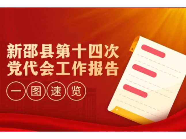 一图速览新邵县第十四次党代会工作报告