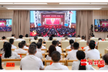 邵阳市集中收看庆祝中国共产党成立105周年大会
