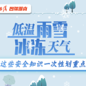 【图解】低温雨雪冰冻天气 这些安全知识一次性划重点