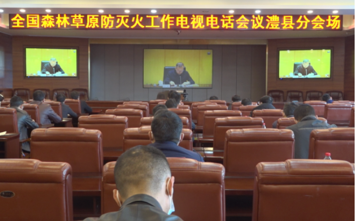 澧县组织收听收看全国、全省、全市森林草原防灭火工作电视电话会议