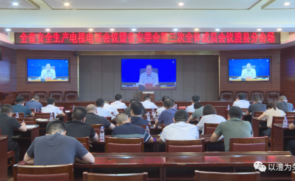 澧县组织收听收看全省安全生产电视电话会议暨省安委会第三次全体成员会议