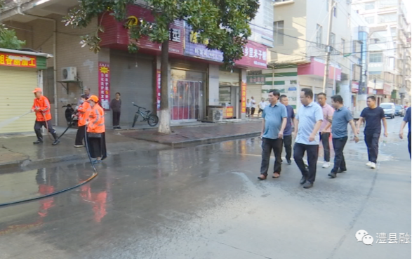 澧县城市管理事务中心开展卫生秩序专项整治行动