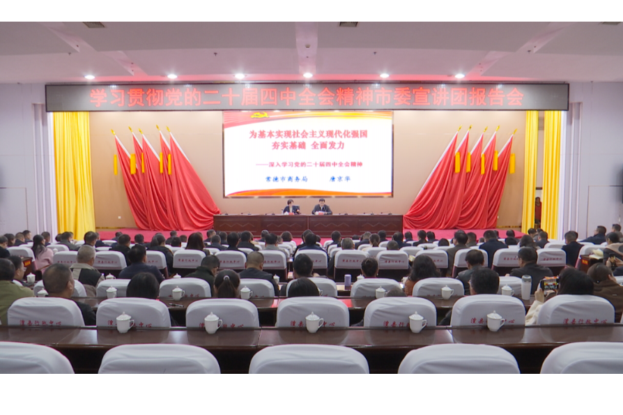 市委宣讲团报告会在澧县举行