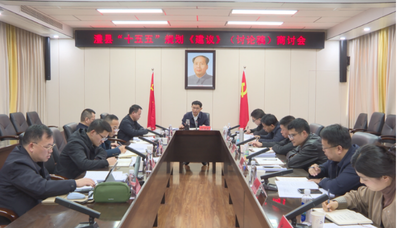 王启武主持召开澧县“十五五”规划《建议》（讨论稿）商讨会