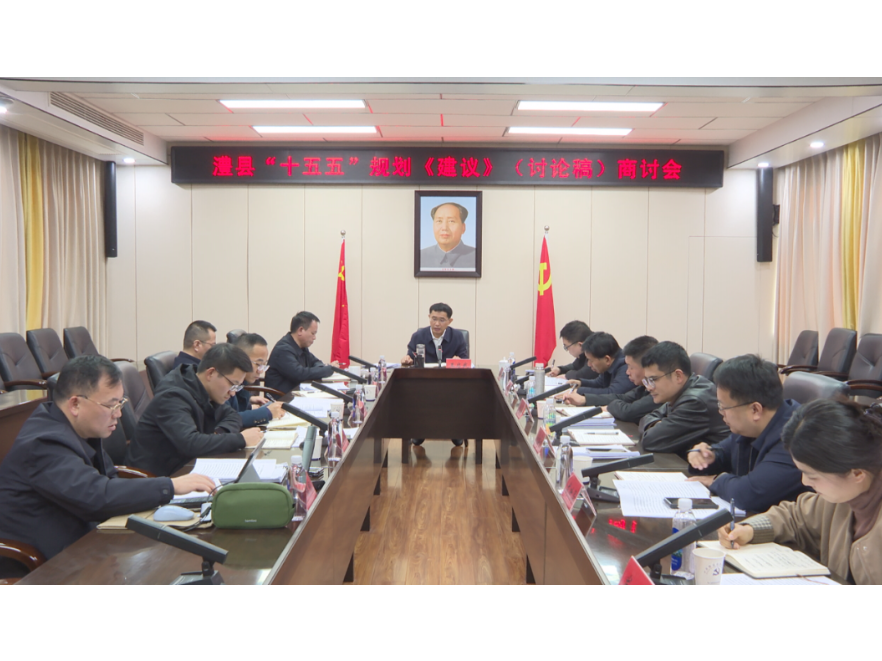 王启武主持召开澧县“十五五”规划《建议》（讨论稿）商讨会