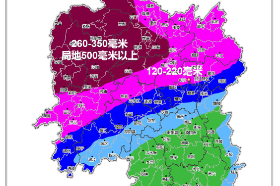 汛情提醒，未来一周湘中以北雨量大