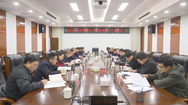 冷亮主持召开县政府重点工作座谈会