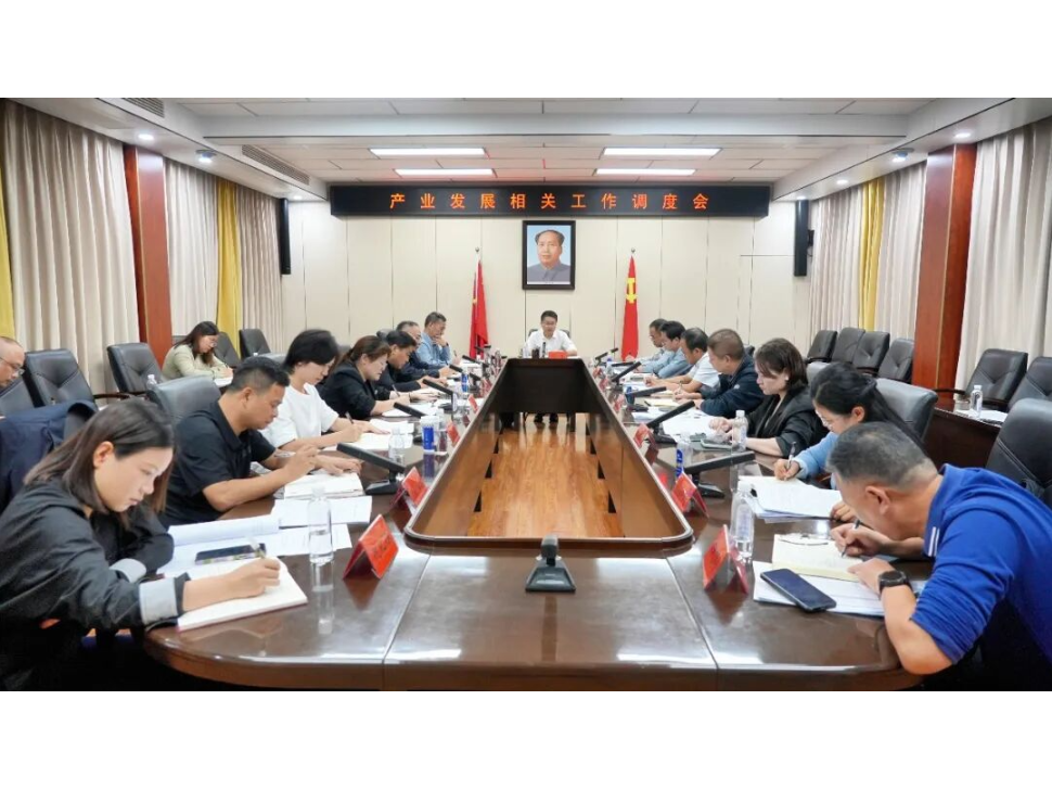 冷亮主持召开产业发展相关工作调度会