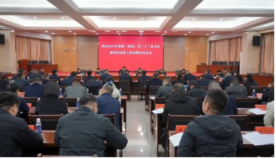 澧县召开2025年度镇（街道）党（工）委书记抓基层党建工作述职评议会议