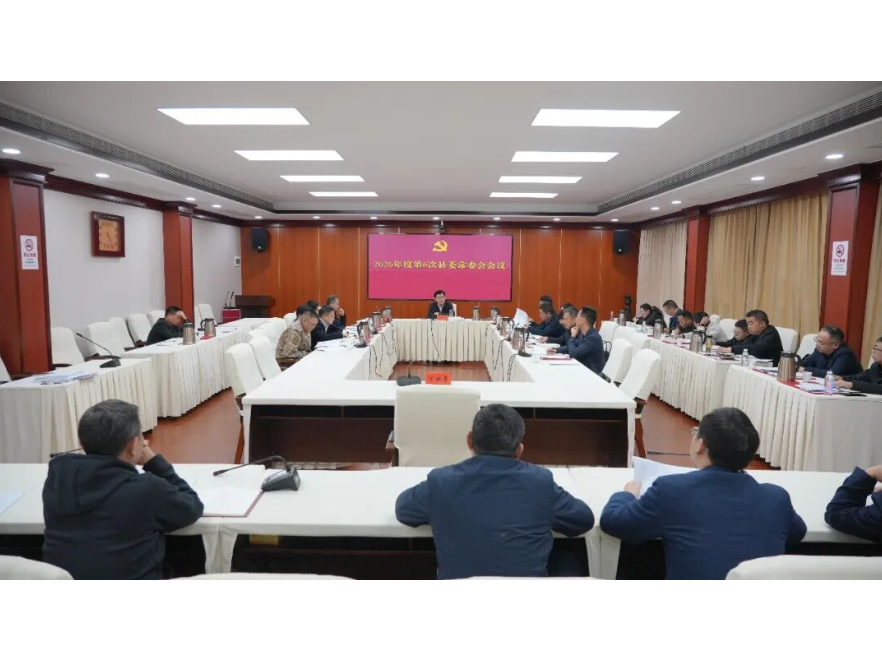 王启武主持召开2026年度第6次县委常委会会议