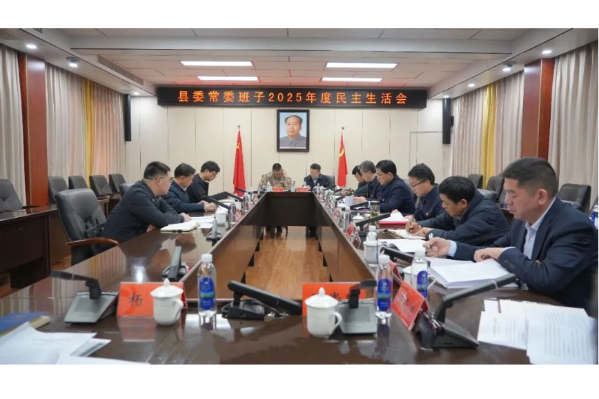 澧县县委常委班子召开2025年度民主生活会