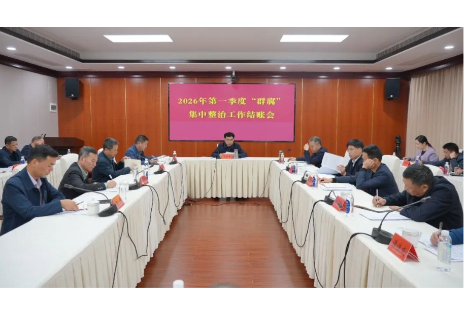 澧县召开2026年第一季度“群腐”集中整治工作结账会