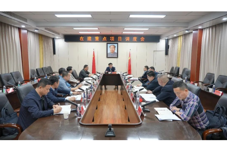 王启武主持召开在建重点项目调度会