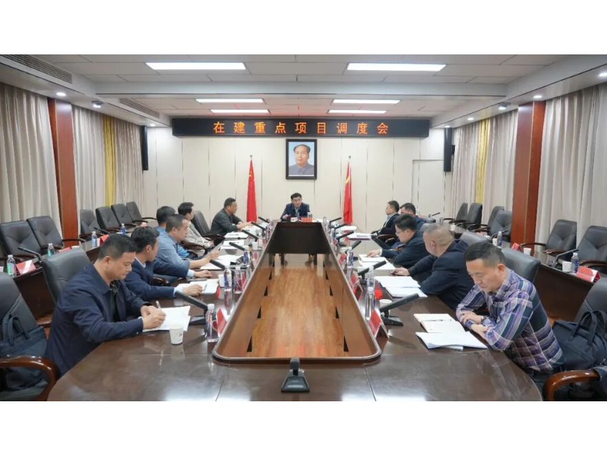 王启武主持召开在建重点项目调度会
