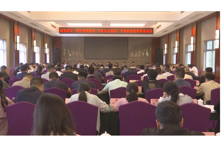 澧县政协召开“践行亲清服务 力促民企发展”专题议政性常委会会议