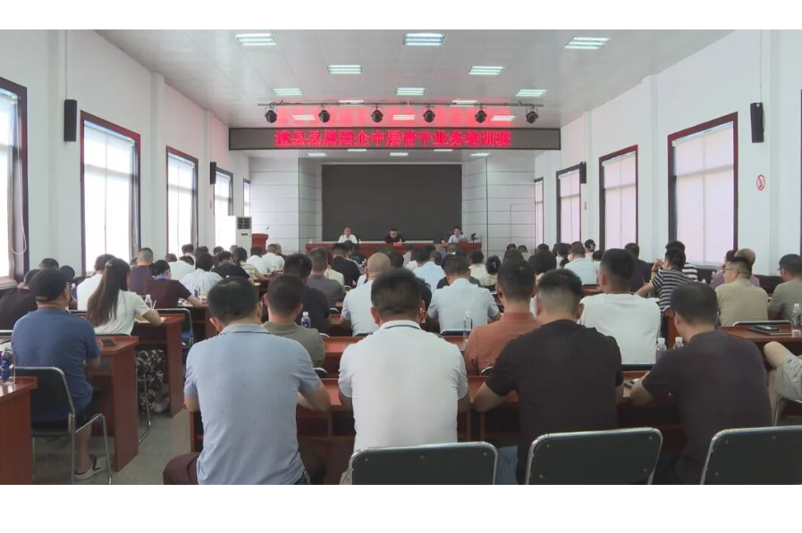 澧县县属国企管理人员培训班开班