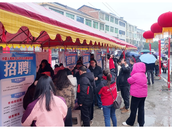 春风送岗再出发 桃江县“春风行动”招聘会走进马迹塘镇