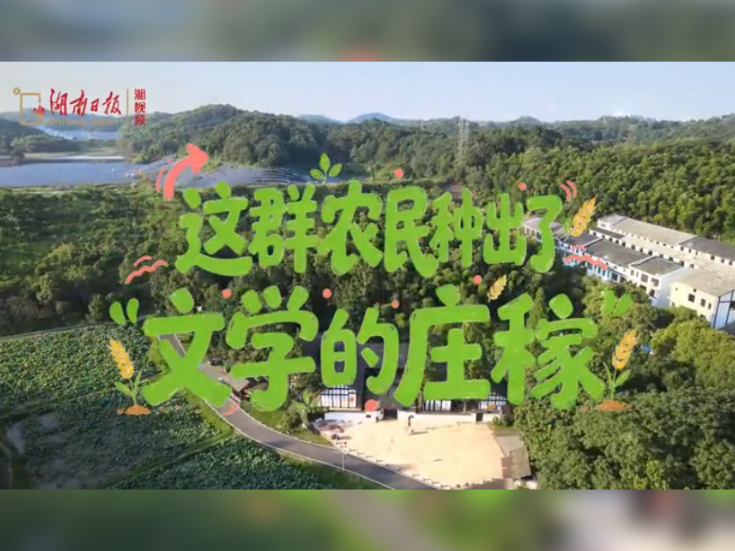 新大众文艺看湖南丨益阳清溪村：种地的人，开始种文学了
