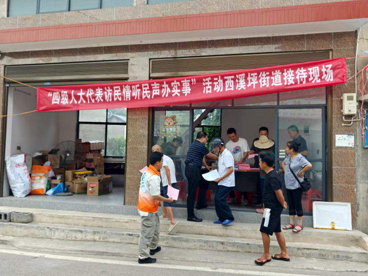 西溪坪街道开展“四级人大代表访民情听民声办实事”活动