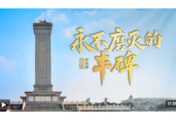 重磅微视频丨永不磨灭的丰碑
