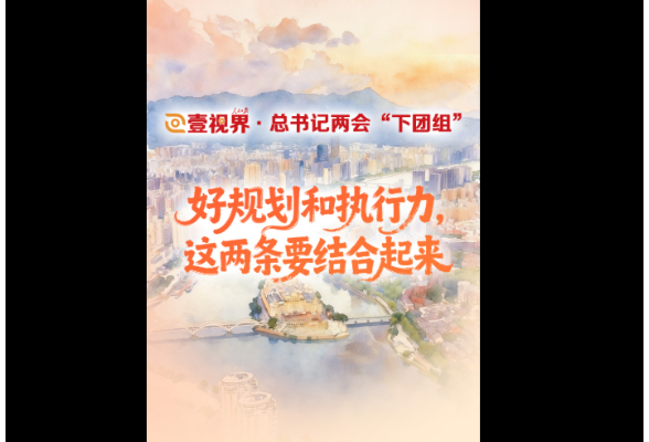 壹视界·总书记两会“下团组”丨好规划和执行力，这两条要结合起来