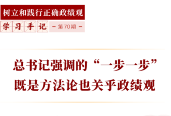 学习手记｜总书记强调的“一步一步”既是方法论也关乎政绩观