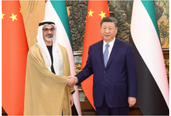 新华图讯｜习近平会见阿联酋阿布扎比王储哈立德