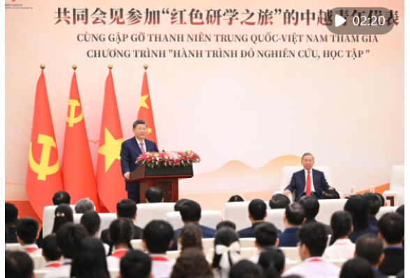 近镜头｜习近平总书记寄望中越青年做好“接棒人”