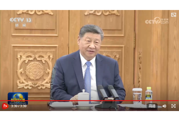 习近平会见朝鲜内阁总理朴泰成