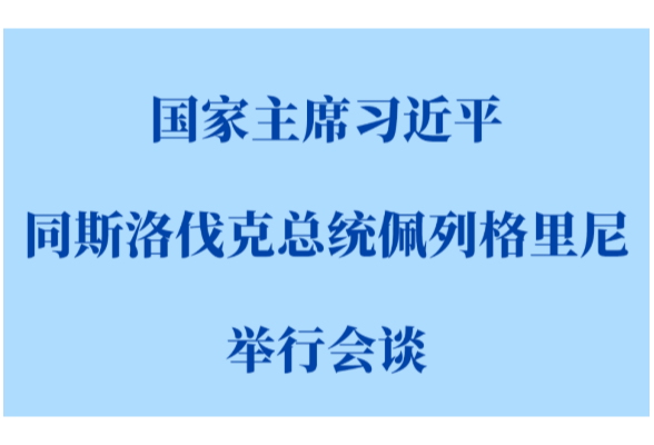 习近平同斯洛伐克总统佩列格里尼会谈