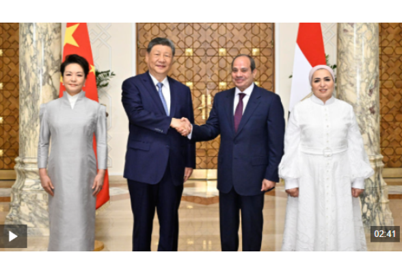 视频丨习近平同埃及总统塞西会谈
