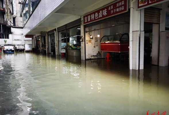 闻“汛”而动 吉首市筑牢农贸市场防汛安全防线