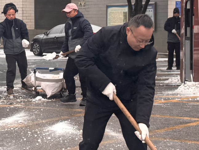 铜官水务全力抗击寒潮保供排水