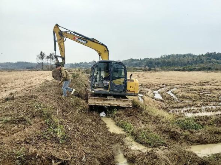 抢抓春季黄金期 茶亭镇全力推进水利项目建设