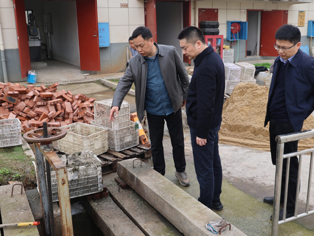 罗奇、毛文楷督导县高新区环保项目建设进展