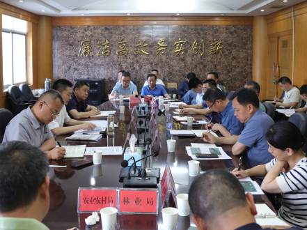 罗奇主持召开园区重点项目调度会