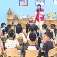 北景港镇开展“向日葵”亲子书屋中秋主题活动