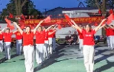注滋口镇坝上社区开展国庆文艺汇演活动