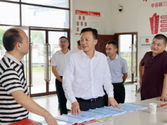 周鹏到三峰寺镇调研督导当前重点工作