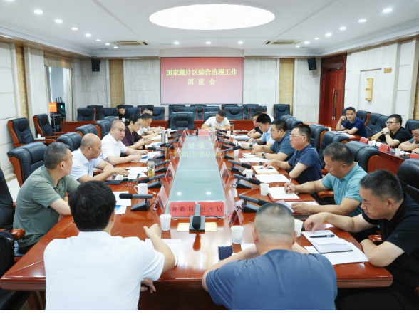 代虹宇主持召开田家湖片区综合治理工作调度会