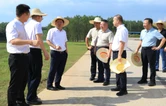省发改委调研组来华容调研洞庭湖治理工作