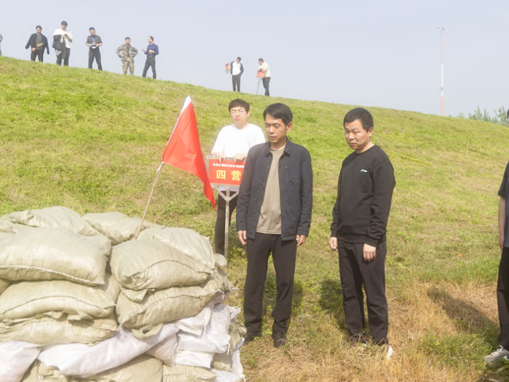 治河渡镇开展2026年防汛抢险实战演练