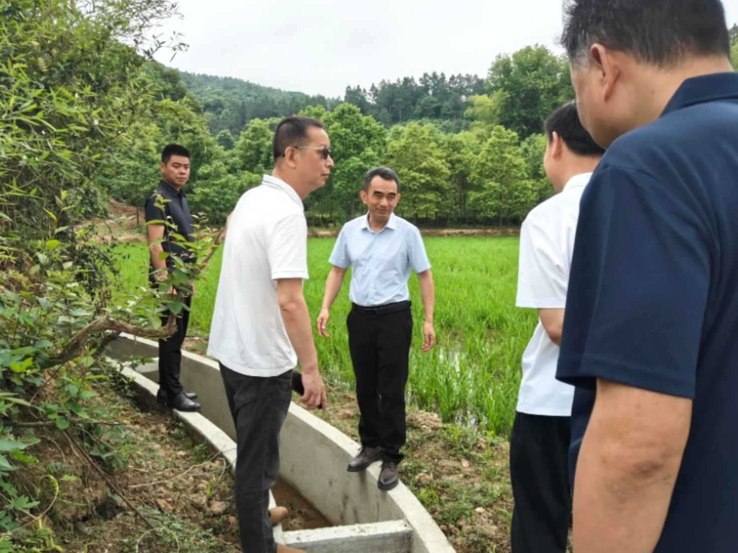 华容县农业农村局到结对帮扶村召开现场办公会