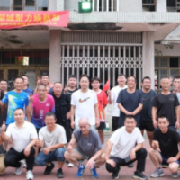 操军镇湖城村举办公益排球友谊赛
