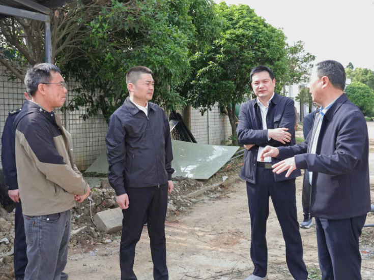 罗奇带队调研园区重点环保项目