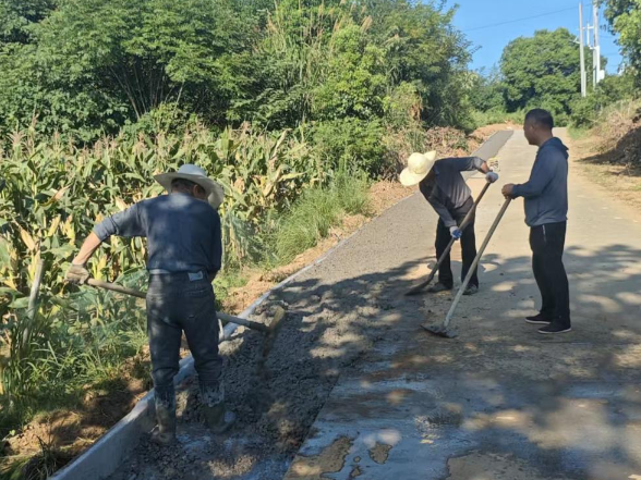 禹山镇终南村：铺就便民致富路