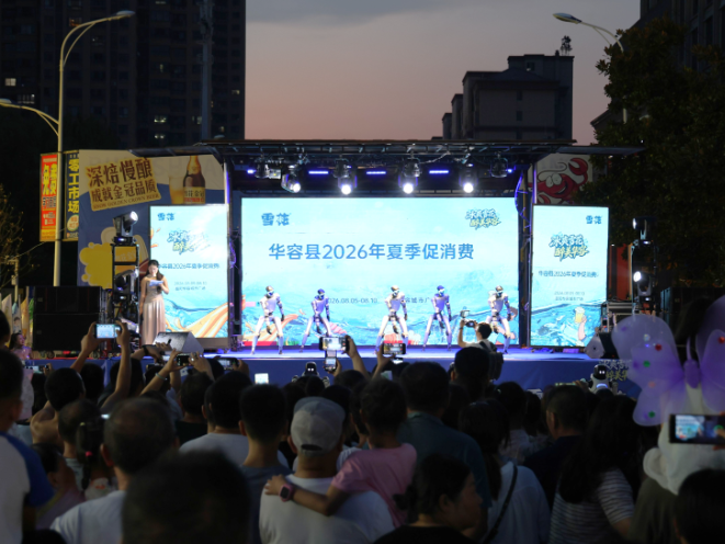 华容：“机甲狂欢派对”之夜人气旺
