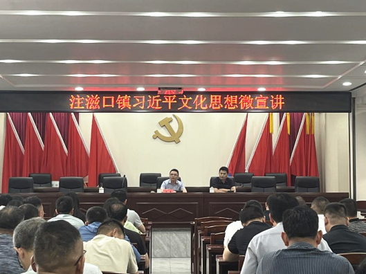 注滋口镇开展微宣讲 凝聚干事创业精气神